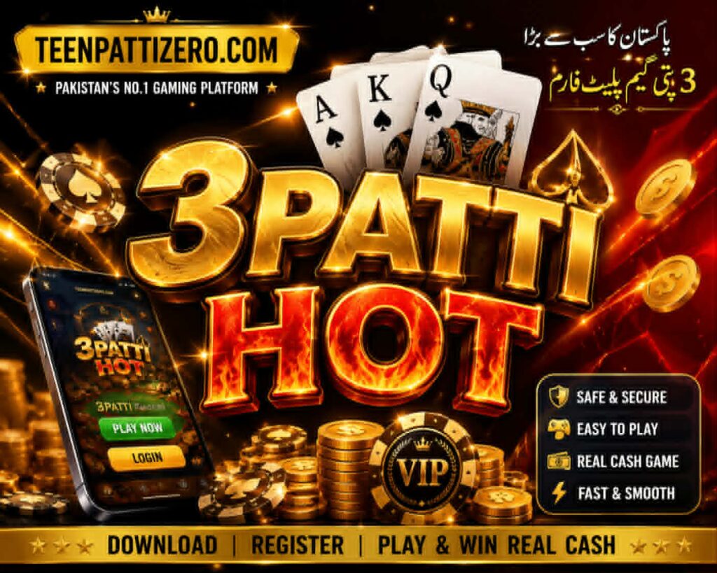 3Patti HOT Game – TeenPattiZero.com Gaming Banner