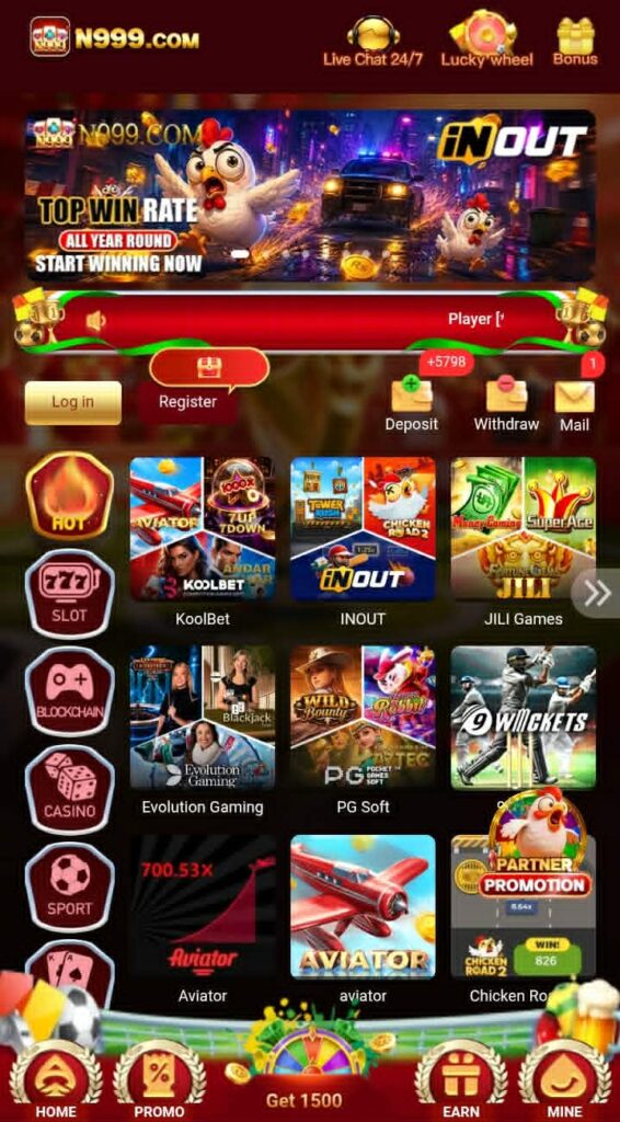 N999 Game Home Page – Easy Cash Online for Android 2026