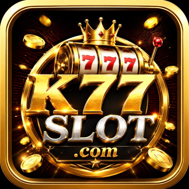 K77Slots Game APK download and earn cash gaming logo