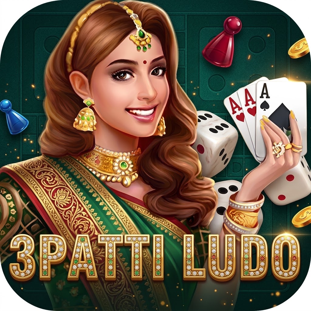 3 Patti Ludo Game logo and app icon
