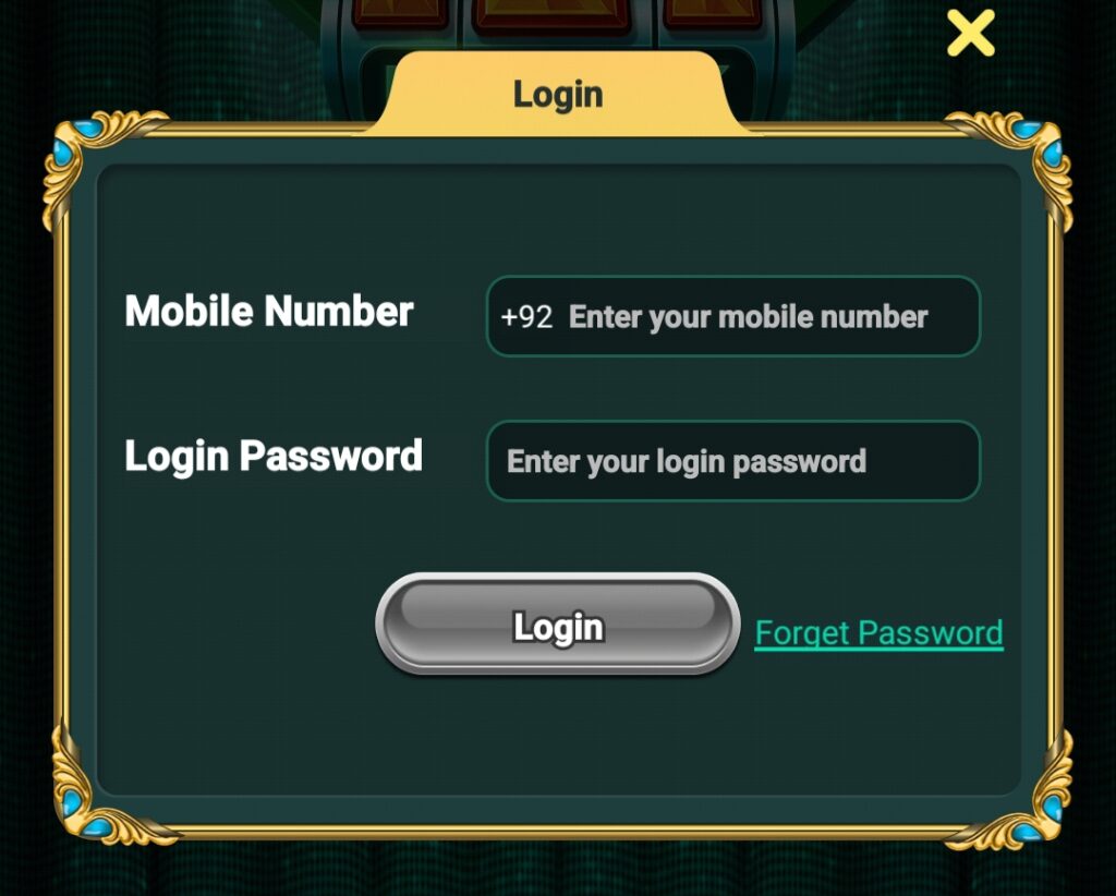 Lucky PK 777 Game Login and Registration
