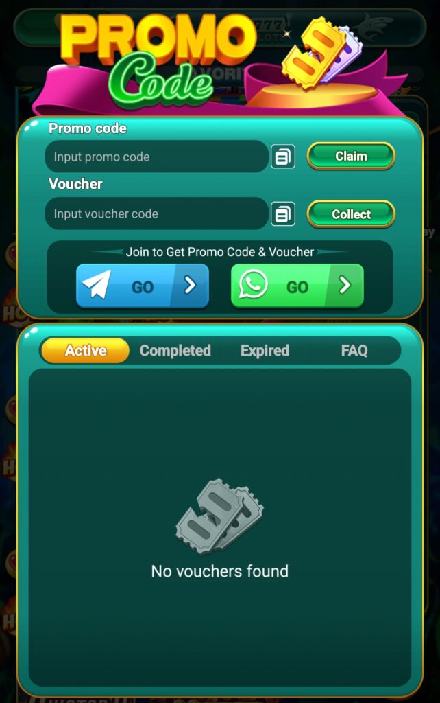 Spin Win PK Game Promo Code and Voucher